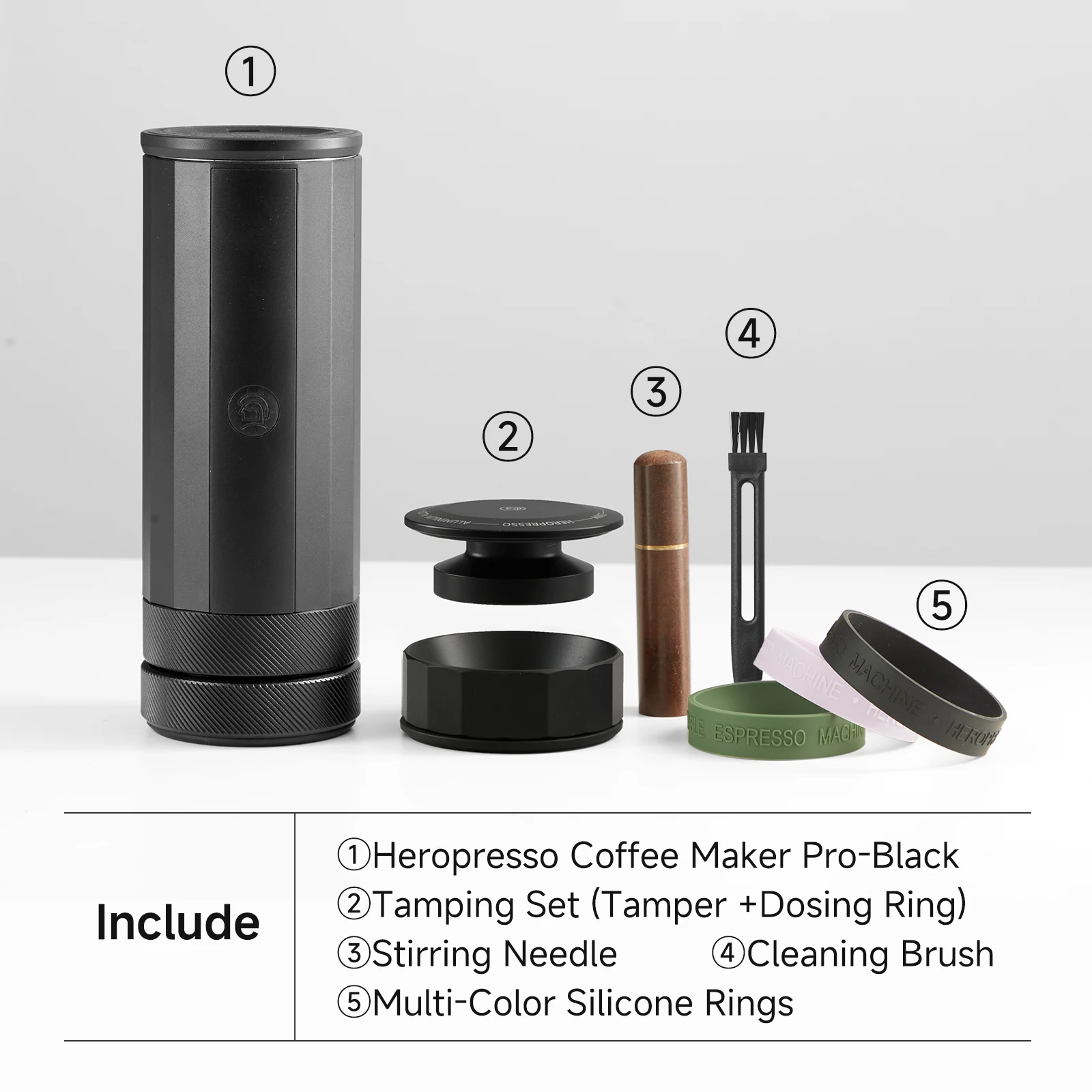 ZeroHero Portable Mini Expresso Coffee Machine - Compact