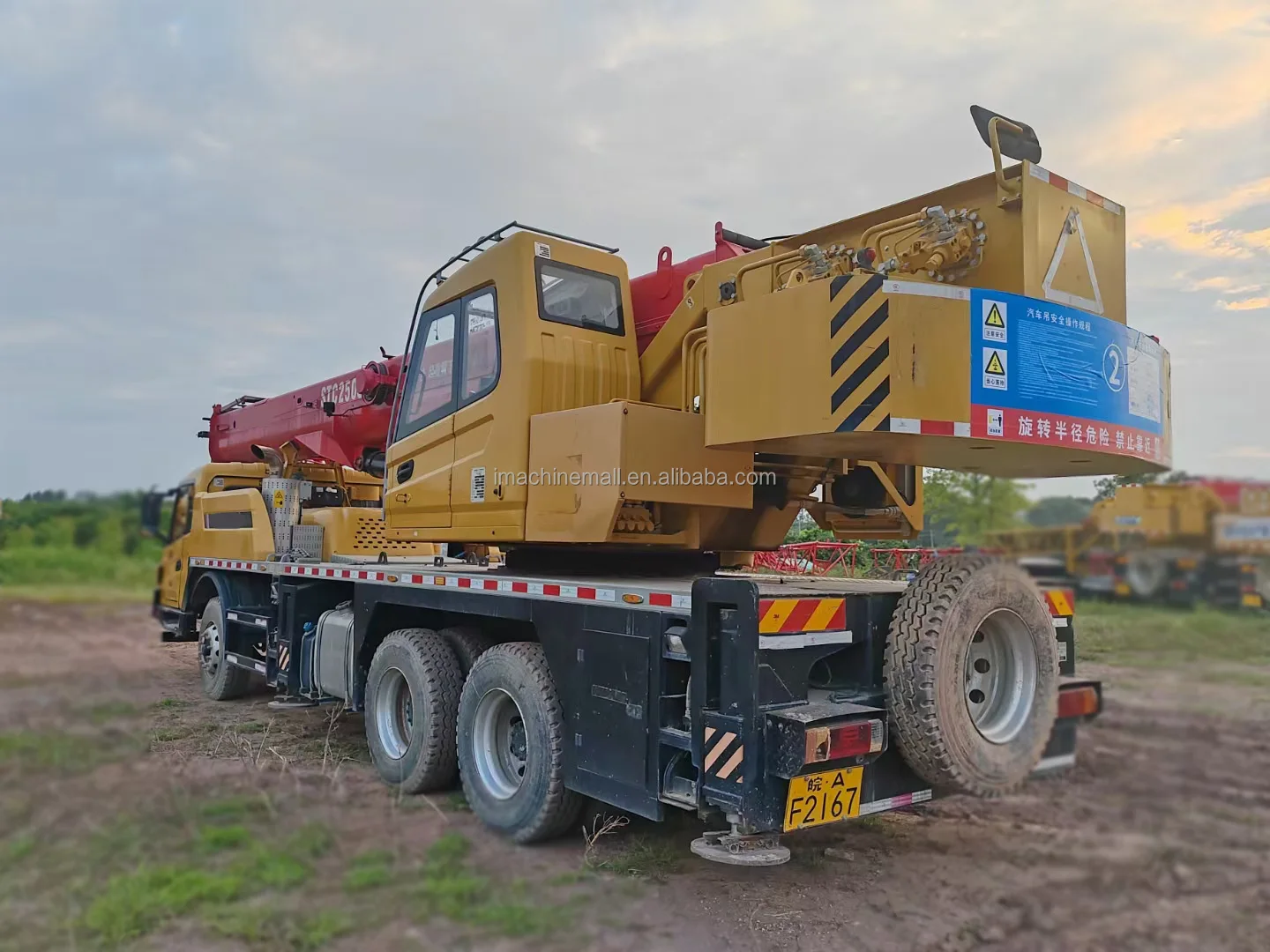 STC250C4 Used Mobile Crane 25 Ton 43.5m Lifting Machine With WEICHAI Engine
