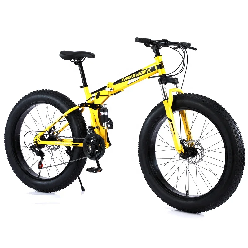 di alta qualità 26 pollici grasso pneumatico mountain bike 21 24 27  velocità mtb bicicletta pieghevole bici per adulti