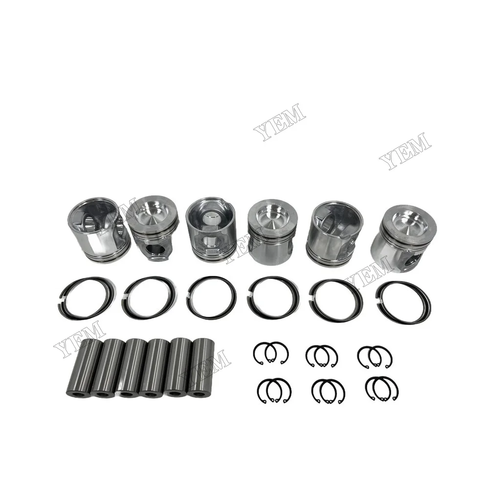 For Volvo D7E Engine Piston Set With Piston Ring Aftermarket Engine Parts 2