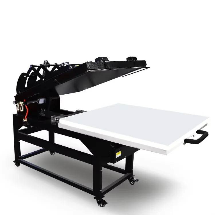 Fully Automatic Pneumatic 100X120 Large-size Heat Press  Machine High Quality Source Factory