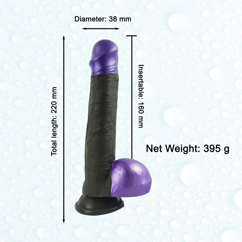 Fast Delivery Flexible Silicone Vibrator, Realistic Skin Feel, Large Size,  Bendable, Body-Safe, for Women