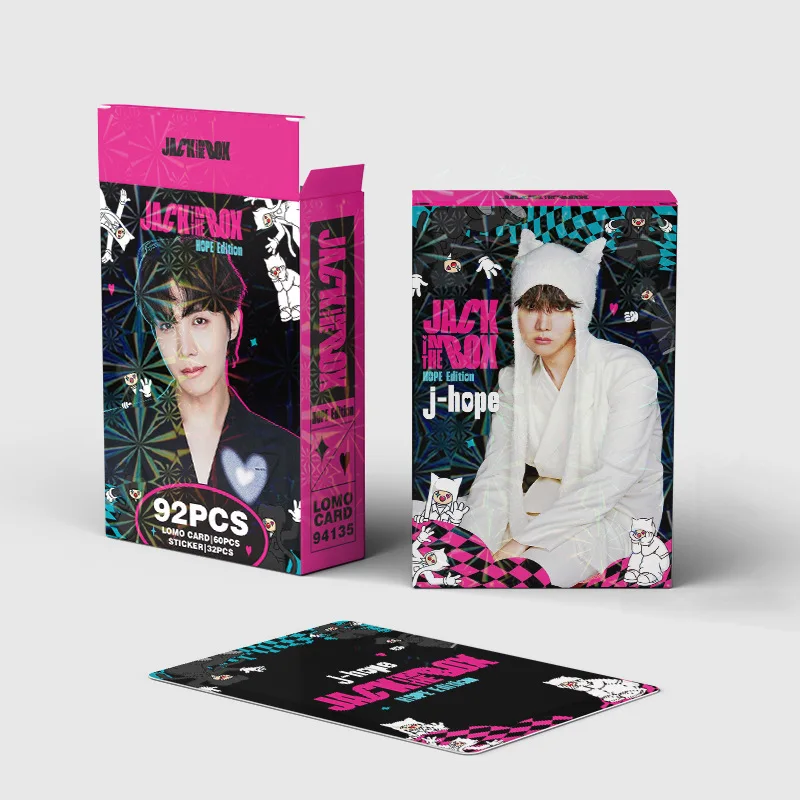 KPOP 92pcs/box J-Hope Jack in the Box Photocard Lomo Card