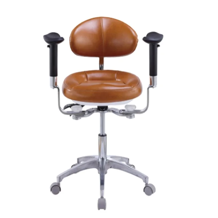 New Saddle Chair Height Adjustable Doctor Chairs Dental Stool Beauty Stool With Wheel Hospital Dental Equipment