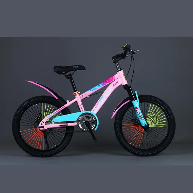 Hot Selling 20-Inch Fashion Road Bike for Kids Single Speed with Colorful Spokes & Brake Line Size for 18-Inch Children