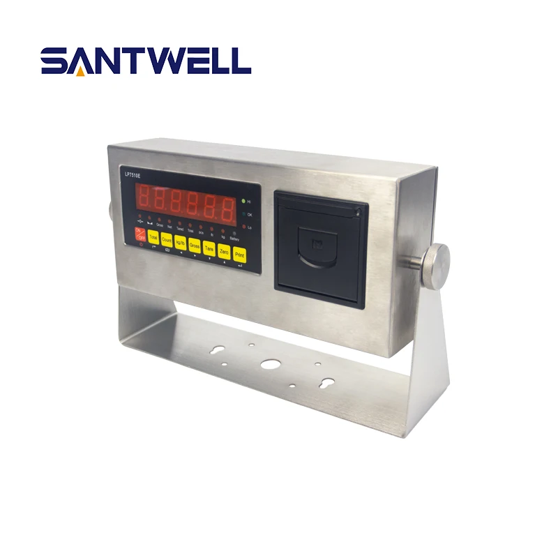 LP7510P Electronic Digital Weight Scale Indicator with Label Printer Weighing Indicator