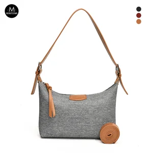 Adjustable Strap Denim Fabric Sac Hobo Daily Life Vintage Womens Shoulder Bags Purses
