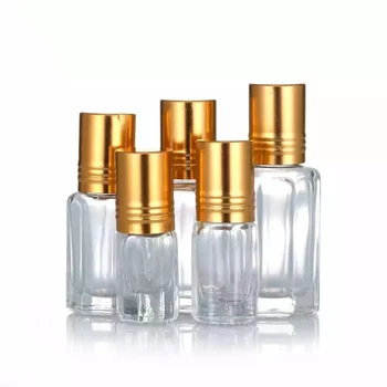 3 ml 3ml 6ml 9 ml 12 ml 12ml essential oil glass octagon roller bottle perfume attar fancy roll on bottles