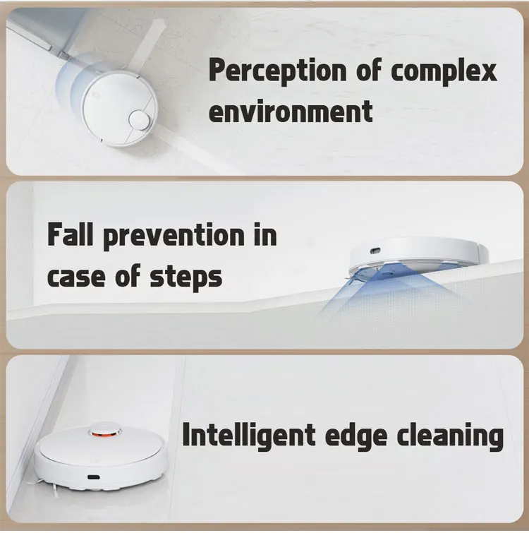 Original Xiaomi Mijia Sweeping Dragging Robot 3 Smart Vacuum Cleaner 4000Pa  APP