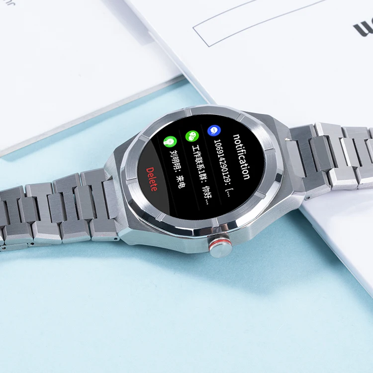 BOMAXE Fitness Ios Android Custom Touch Screen Hot Selling Rate Monitor Stylish Watches for Men