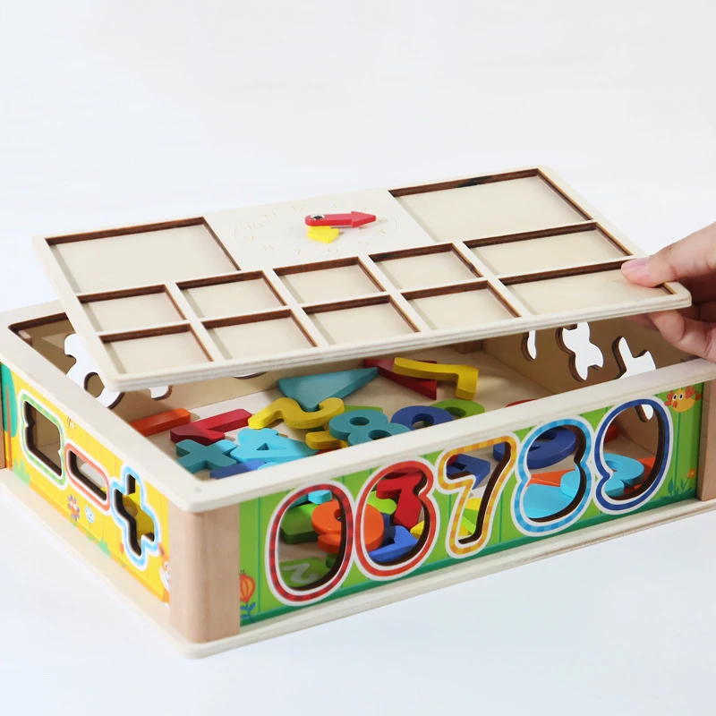 子供用おもちゃ 教育用数字認識 形状マッチングゲーム モンテッソーリ式算数教材 子ども向け学習玩具