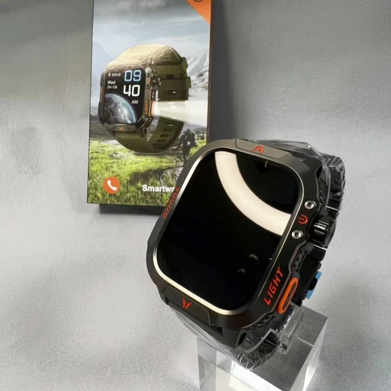 2026 Stainless Steel Waterproof Smartwatch with Bluetooth