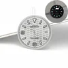 White dial with s logo black nails