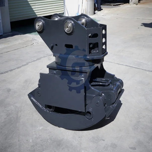 High Quality Excavator Front-end Tools Wood Grabber Hydraulic 360 Rotating Grab for 2-35ton Excavator