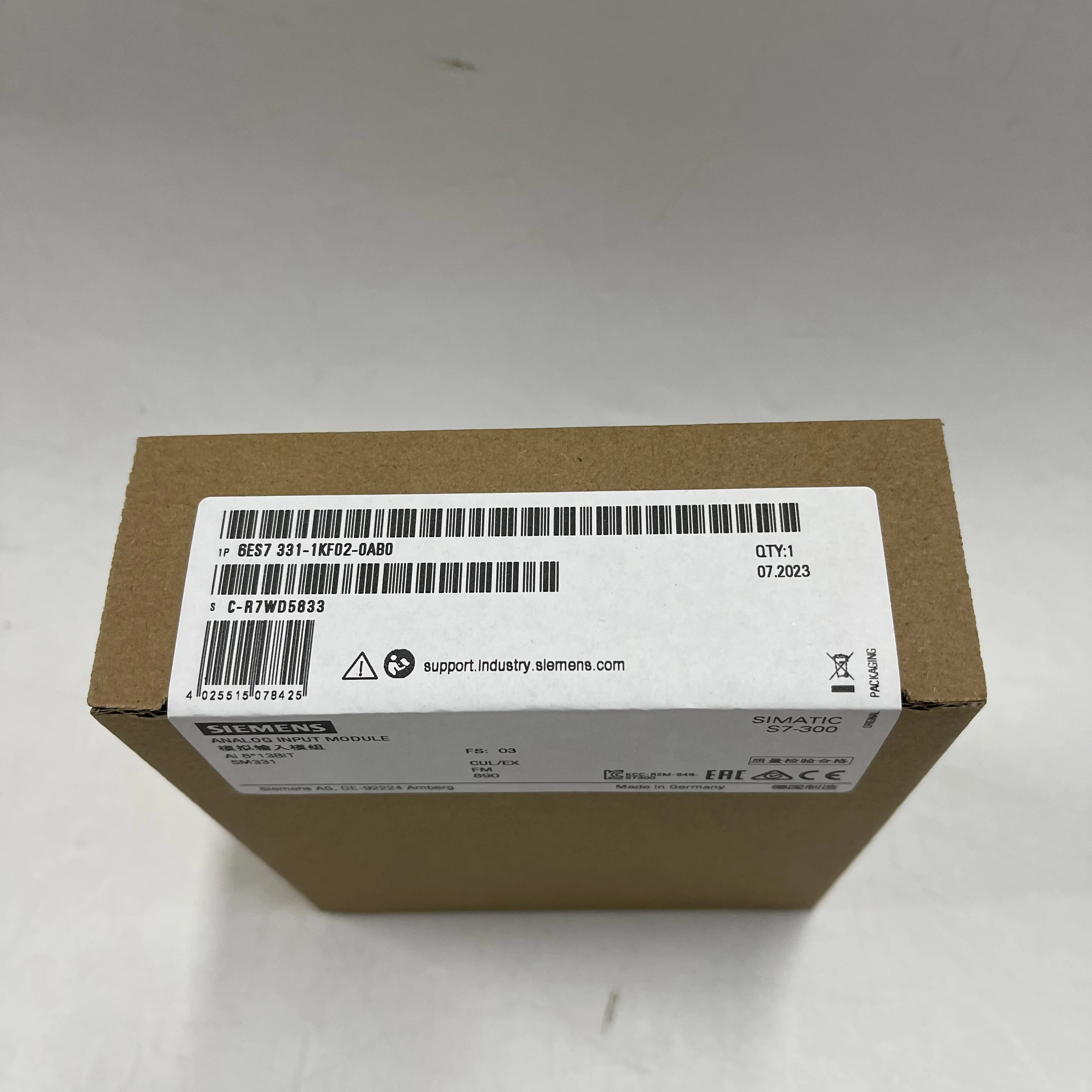 Siemens Analog Input Module 6ES7 331-1KF02-0AB0 Siemens Analog Input Module 6ES7 331-1KF02-0AB0