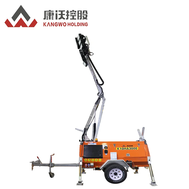 Popular Floodlight Mobile Trailer Mounted Solar Power Light Towers