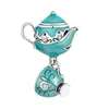 Ktc115-teacup teapot beading 925 silver