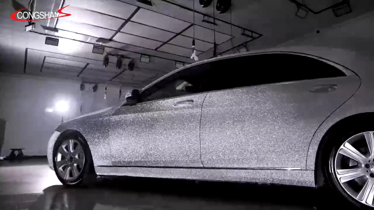 Super Glitter Diamond Car Vinyl Wrap Vehicle Vinyl Wrap Sticker Auto