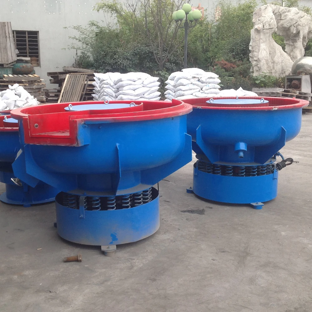 Factory Plastic Material Parts Surface Deburring and Polishing Vibrating Grinder Drum Finishing Machine