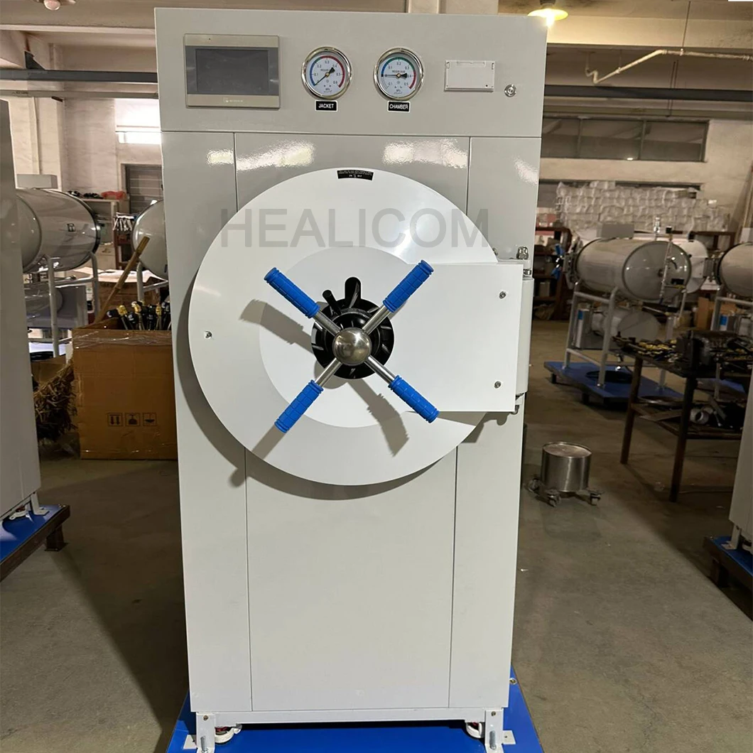 Hospital Instruments Pulse-Vacuum System & Auto-Drying Horizontal Cylindrical Pressure Steam Sterilizer