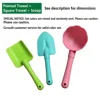 Ensemble de 3 cuillères à creuser pointues et carrées