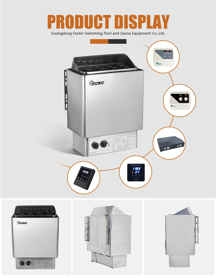 ファンラン SCA サウナ電気ヒーター ドライサウナ室用 6kw 赤外線
