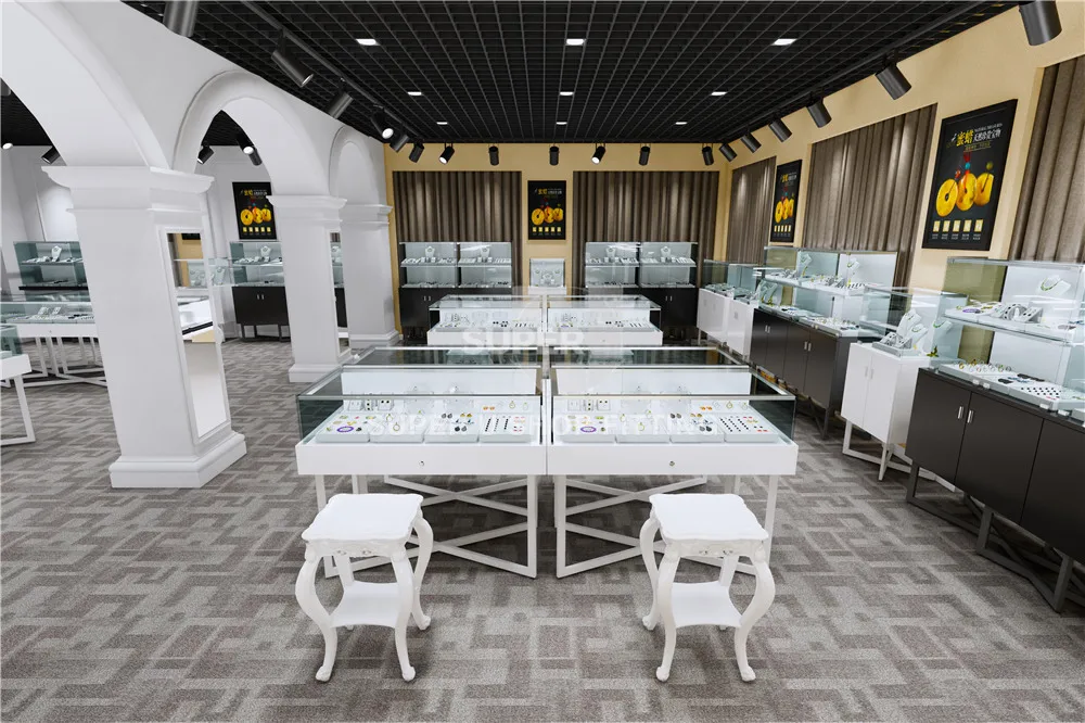 Custom Made Jewelry Store Layout Design Ideas Retail Showroom Jewelry Shop Interior Supplier Jewellery Shop Floor Plan Design