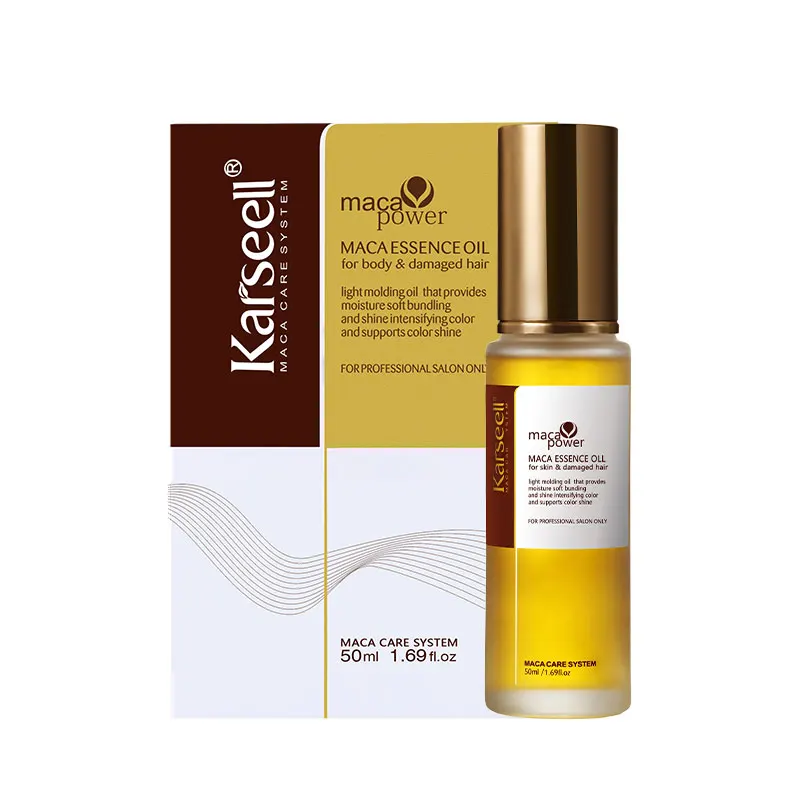 Karseell Maca Oil Private Label Scapl Care Argan Oil Vitamin Essence Promote  Hair Oil Hair Growth Nourishes
