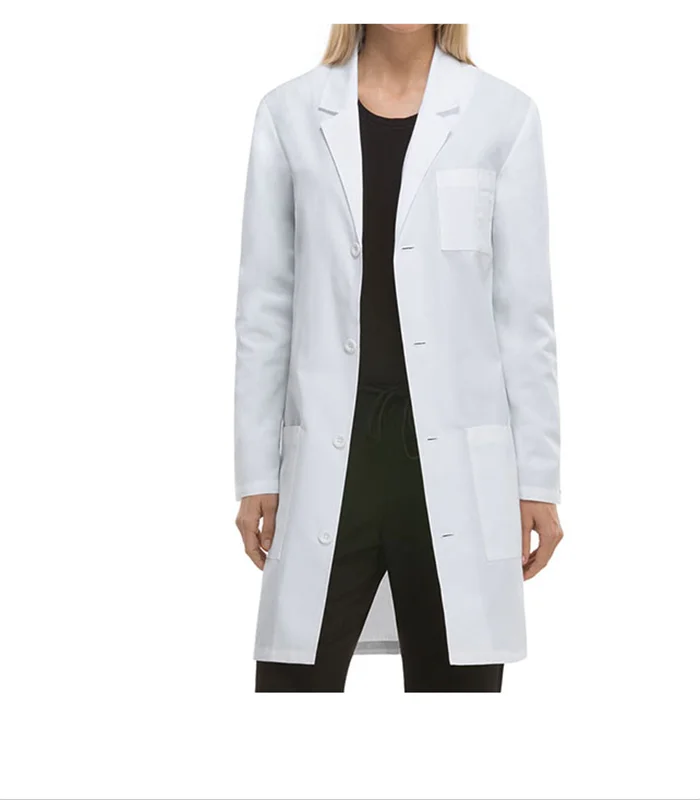 Unisex Designs 100 Cotton Doctor Medical Labcoat White Blue Lab Coat