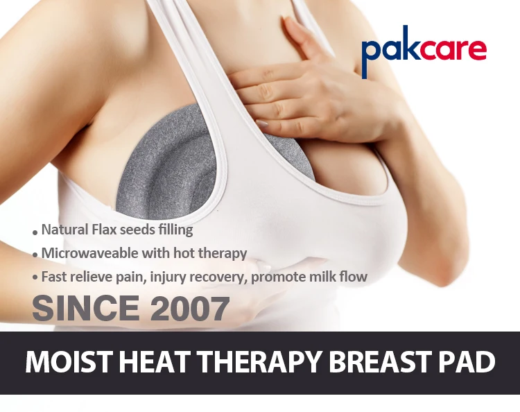 Microwave Heated Breast Cooling Pad Therapy Breast Hot Compress Massage