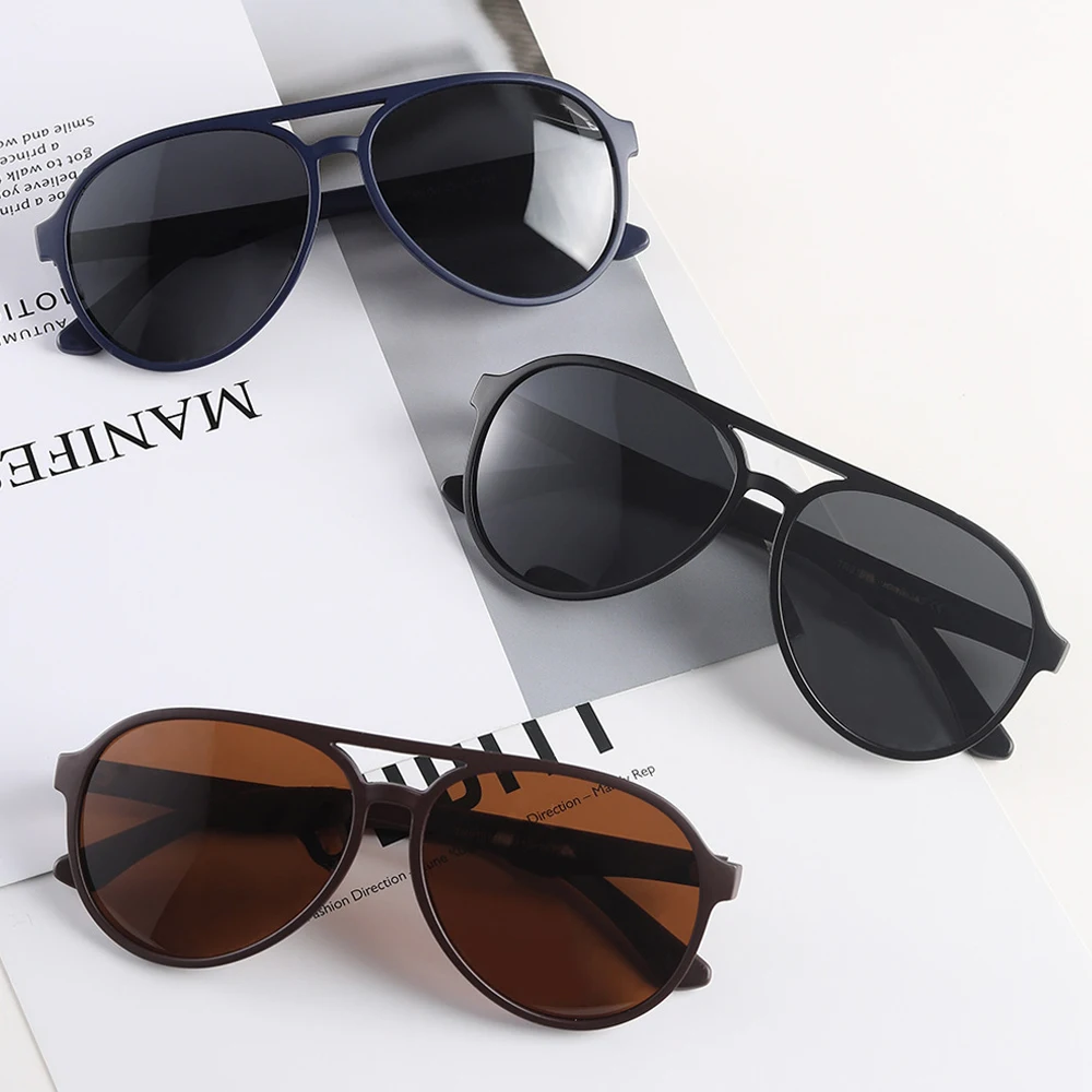 2022 Classic Retro Fashion UV400 TAC Polarized Lens TR90  display picture 1