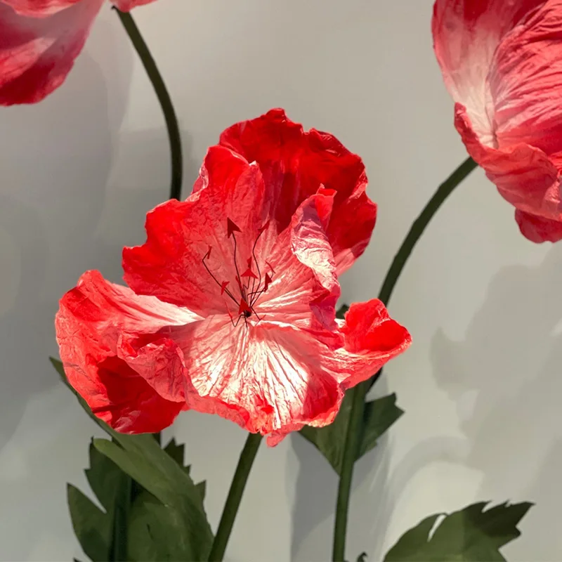 V48 Wedding Supplier Artificial Flowers Giant Flower Paper Flowers Hand