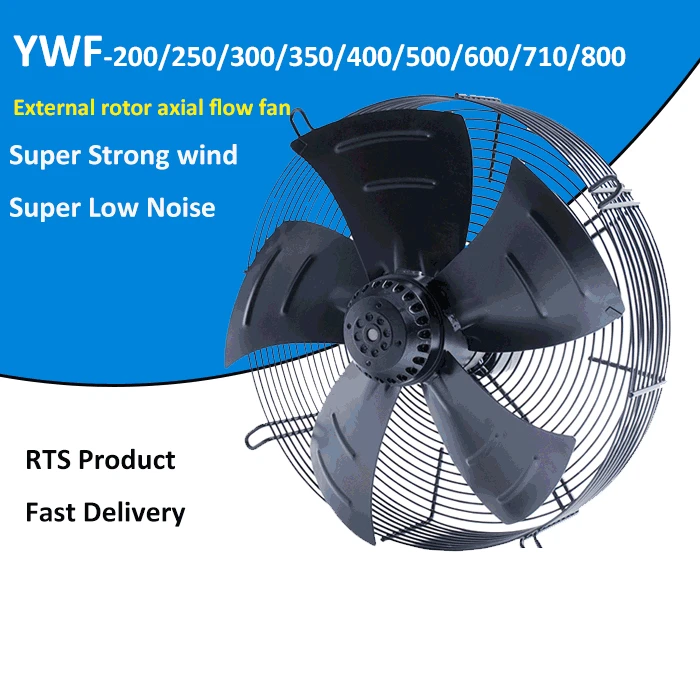 Exhaust Blower Axial Flow Fan Diameter 450mm Cooling Air Circulation Fans Speed Evaporation Refrigeration Air Cooler Evaporator