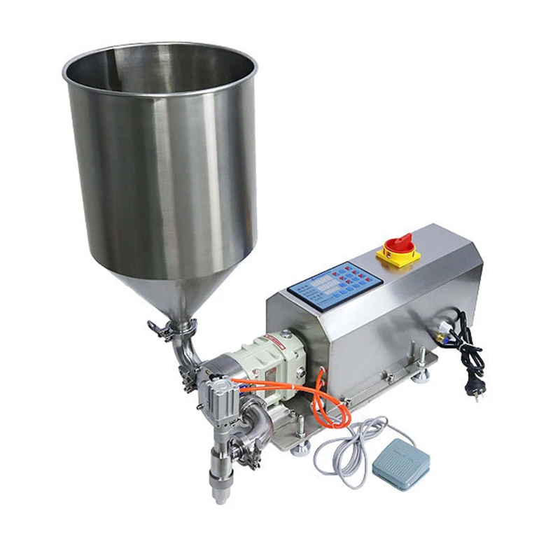 DOVOLL Rotary Lobe Filler for Paste Servo Motor 316 Stainless Steel Filling Machine - Image 3
