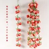 1 meter long, 16 red apples with leaves