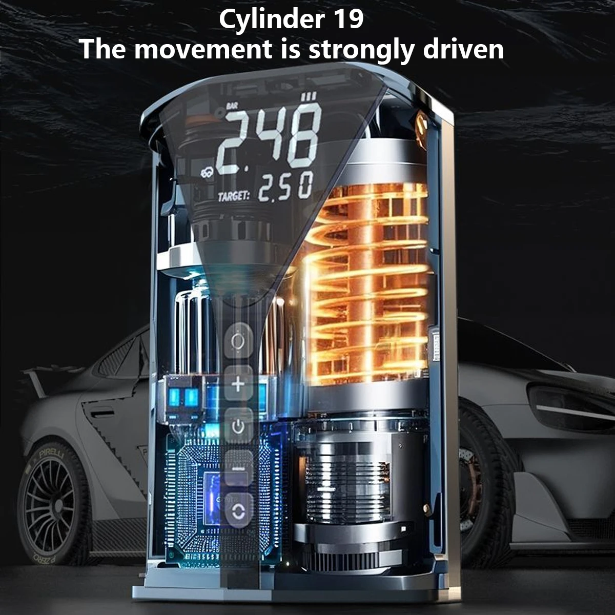 PCMOS Air Compressor With Car Jump Starter Auto Starter Emergency Jump Booster Starter Tire Inflator Air Pump