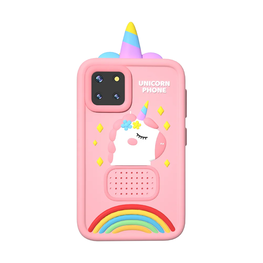 Kids Music Phone Learning Toy Mini Rechargeable Smartphone Mobile Phones  unicorn Kids Phone