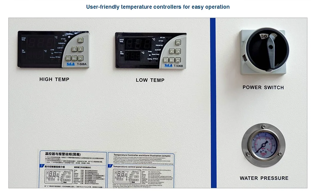 Tongfei Chiller For Fiber Laser Cutting Machine Tflw2000wdr04z1225