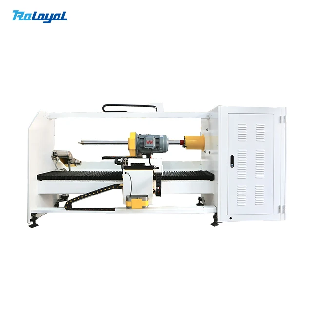 Easy to Operate Adhesive Tape Log Roll Slice PVC Electrical Tape Slitting Machine