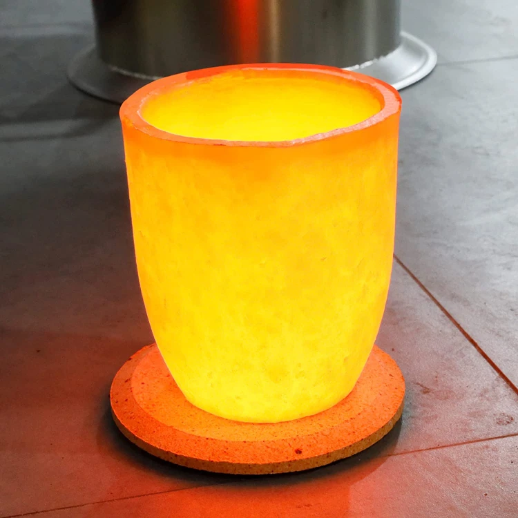 Graphite Crucible 10kg 40kg Graphite Ceramic Crucible 50kg Silicon Carbide Crucible for Aluminum Melting Foundry