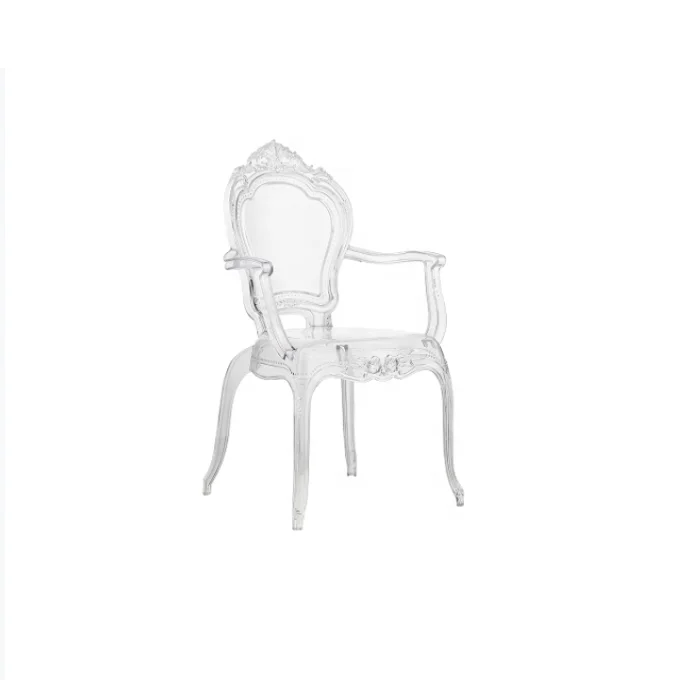 acrylic princess chair