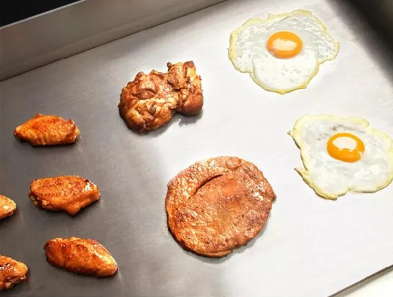 High Anti Fryer Gas Griddle Indoor Countertop Electric Griddle / Contact Grill for Restaurant
