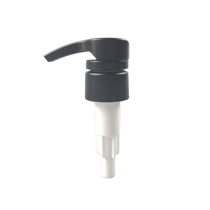 Custom New Design Matt Black Plastic 4cc Big Discharge Rate Lotion Pump 28/410 33/410 38/410 48/410