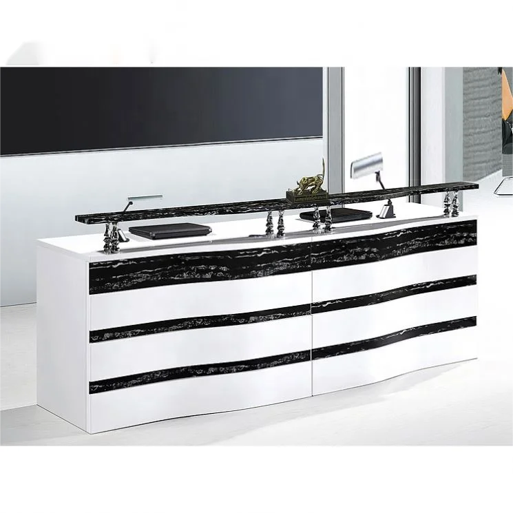 Sinonis New Design Wood School Reception Desk with Wheels Popular Directly From China