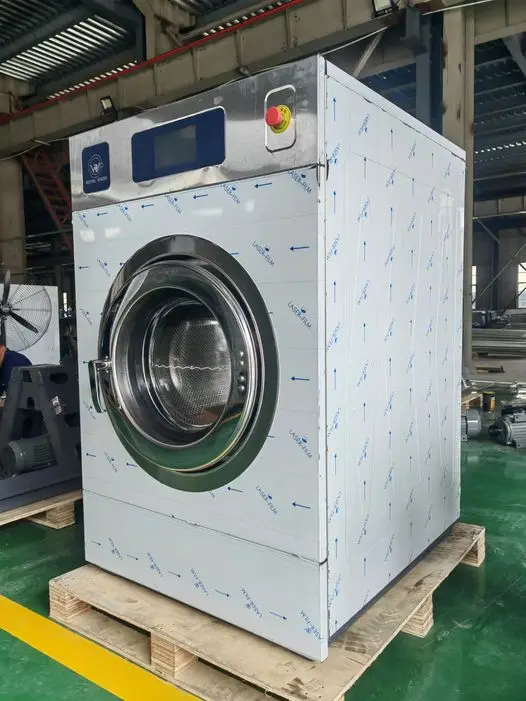 Industrial Automatic OPL/Coin Operated 12kg to 40kg Capacity Laundromat Hotel Commercial Laundry Hard Mount Washing Machine