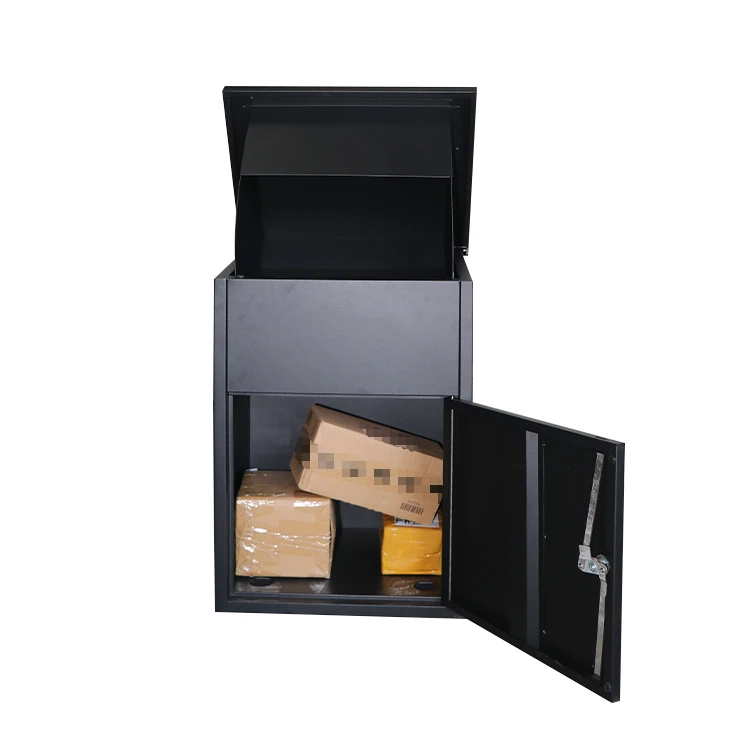 Наружная домашняя Большая упаковка, водонепроницаемая Металлическая стальная почтовая Почта, почтовый ящик, настенное крепление, уличная умная доставка посылок, Прямая поставка