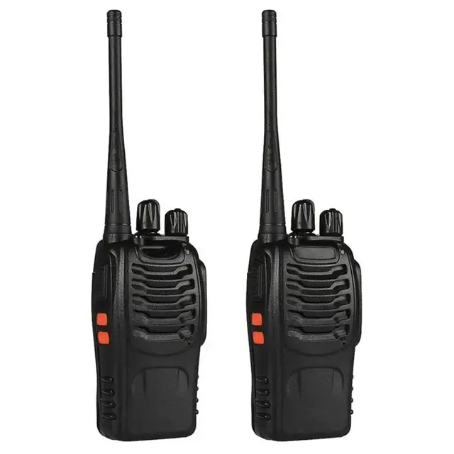 Long Range Rechargeable Walkie Talkie - 380mW Audio & Li-ion Battery