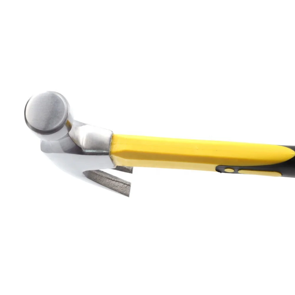 American Type 8oz 16oz 20oz Claw Hammer With Plastic Coated Fiberglass Handle