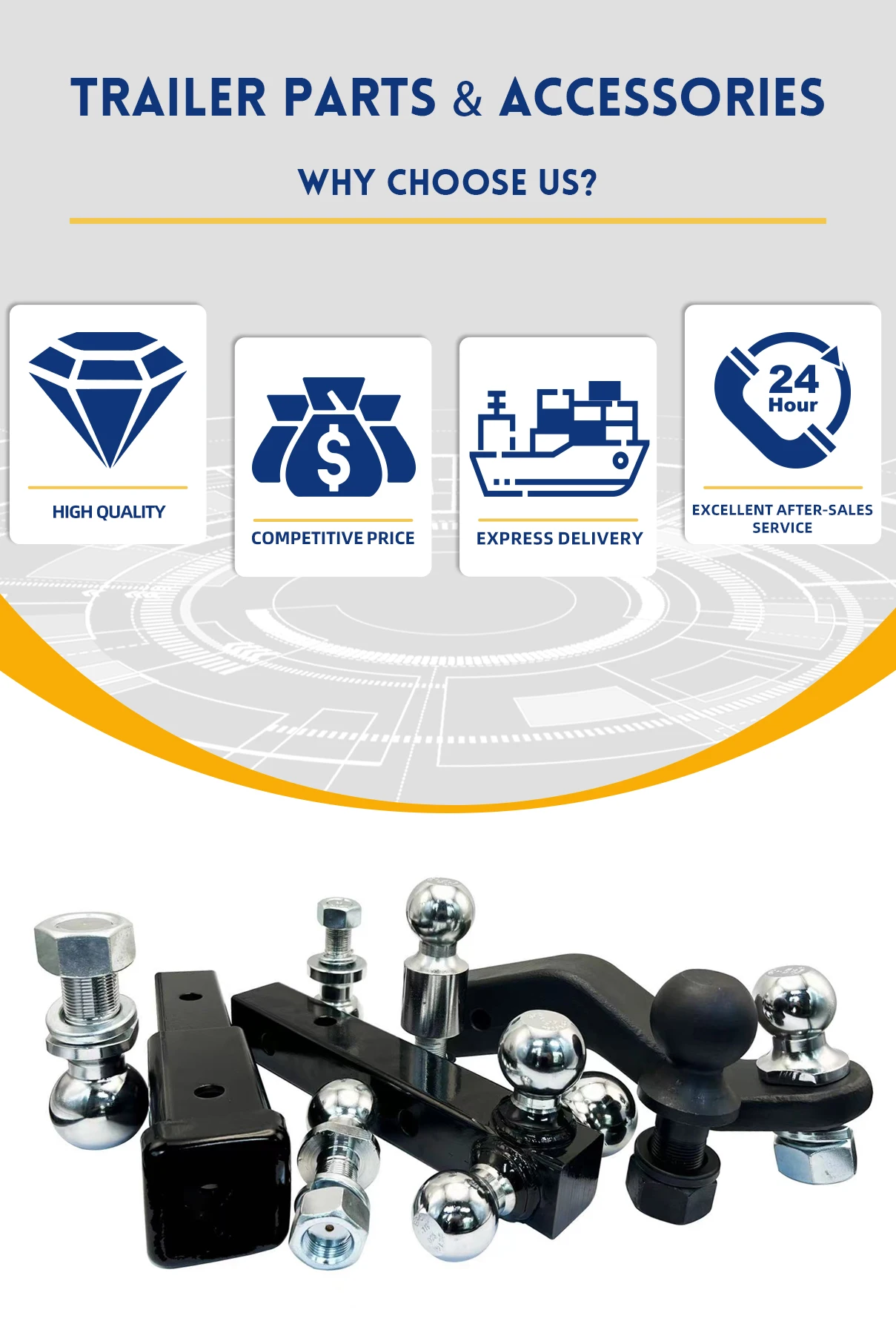 Receiver Style Box Hitches Multi Fit Custom Fit Receiver Hitch Ball