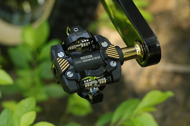 RACEWORK Self-Locking SPD Pedal Mtb Pedals Automatic Pedalen Clip Bicycle  Paddle Spd Cleats Footrest DU Cycling Bearings M8100